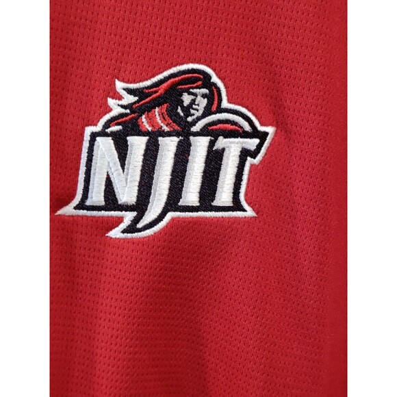 Adidas Climalite New Jersey Institute of Technology Coach Polo NWT Size XL Red - Picture 10 of 12